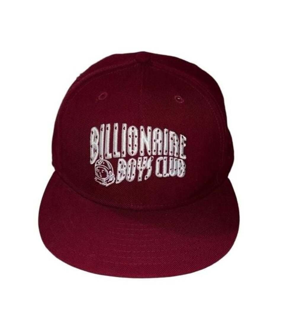 2012 Billionaire Boys Club x New Era 59FIFTY Classic Logo Hat Red Size 7 1/4
